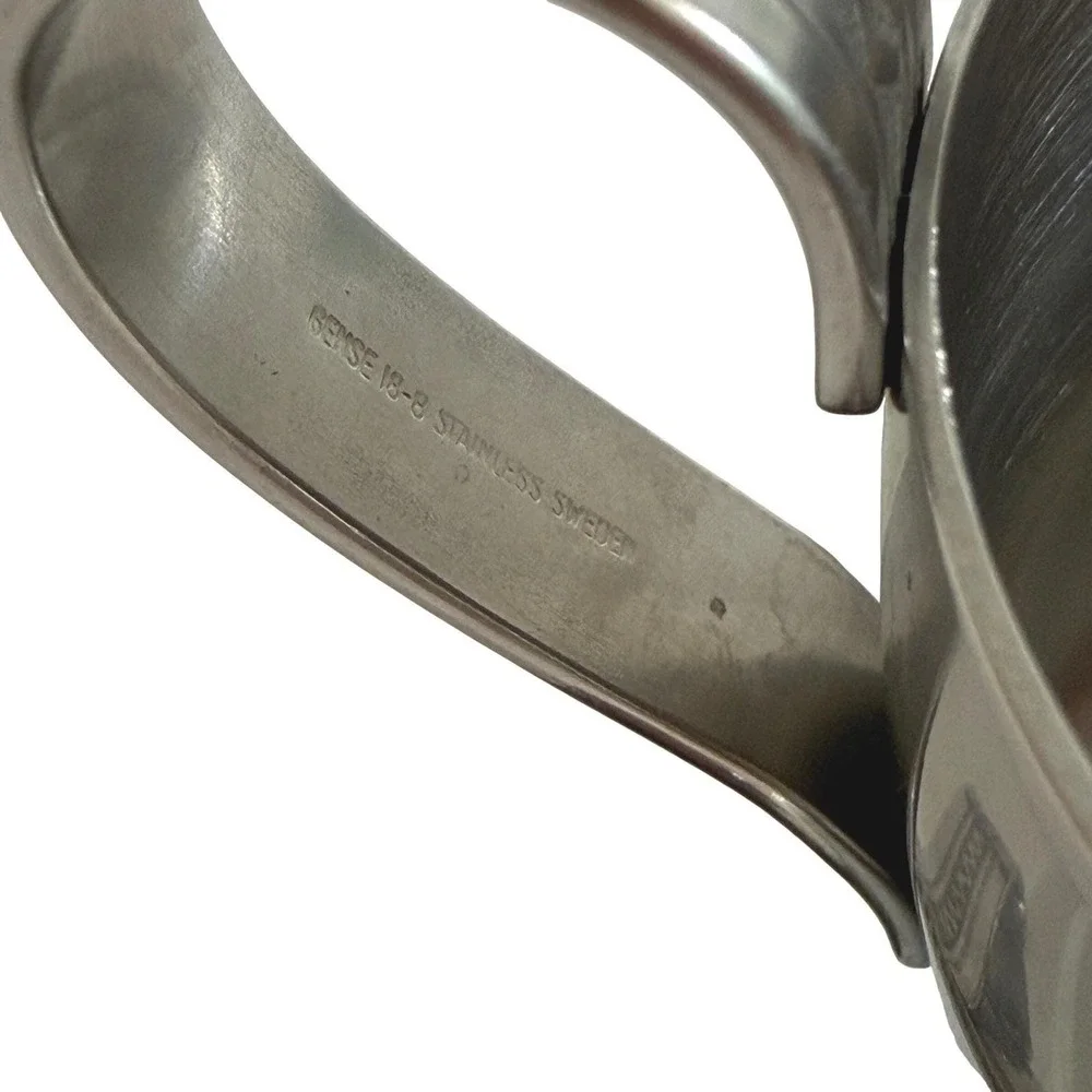 Vintage GENSE Ranka Royal Swedish Stainless Steel Creamer Sugar‎ Bowl MCM
